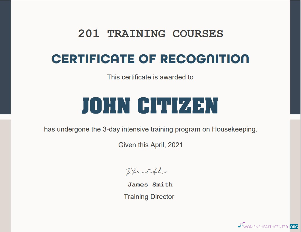 Download USA Training Course cert Photoshop template